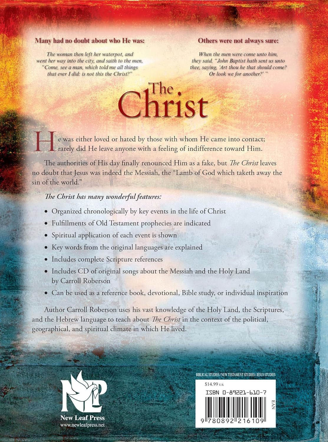 The Christ: A Closer Look at the Events in the Life of Christ