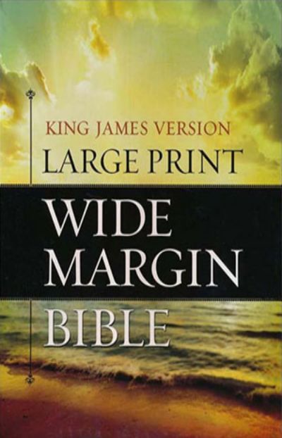 KJV Large Print Wide Margin Bible - Hardcover