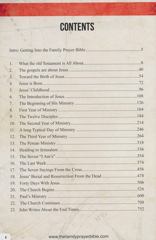 The Family Prayer Bible
