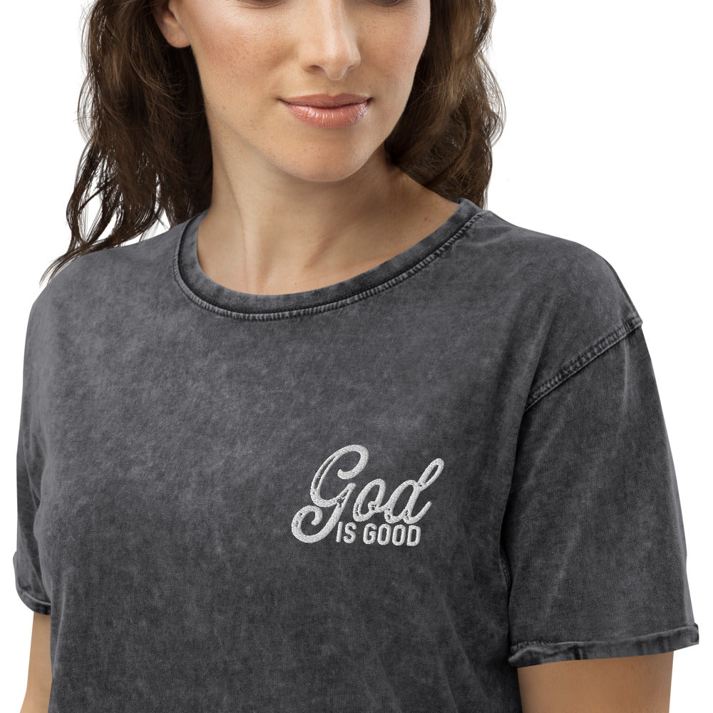 God is Good Denim T-Shirt